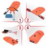2-In-1 Inflatable Safety Buoy With Dry Pocket - Orange