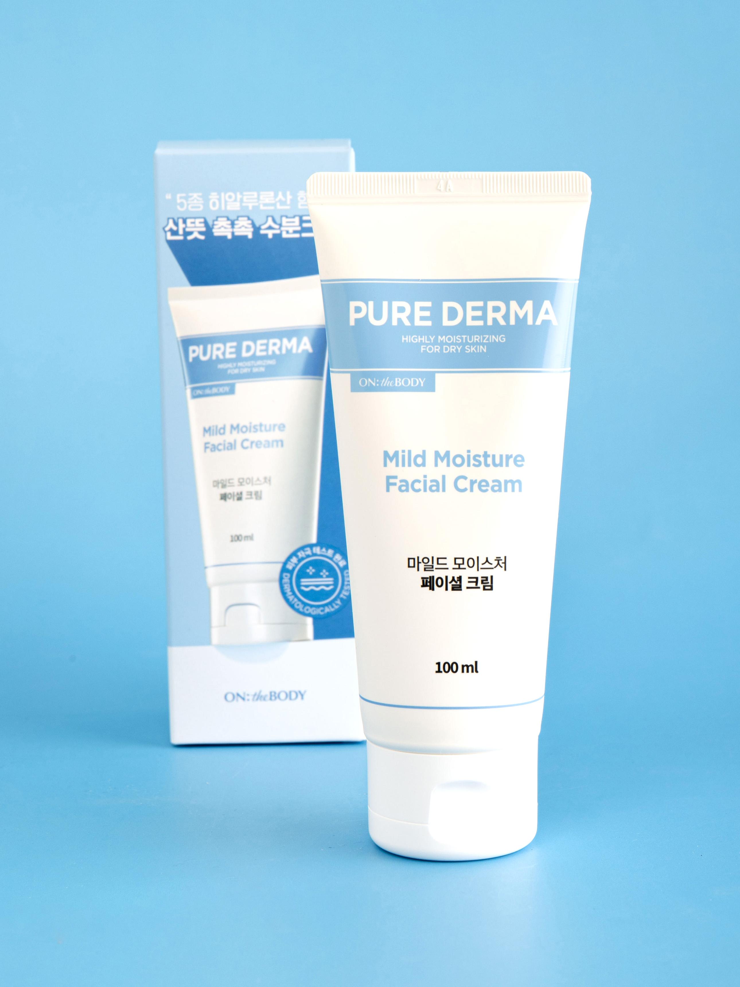 

On The Body Pure Derma Mild Moisture Facial Cream 100ml 1ea