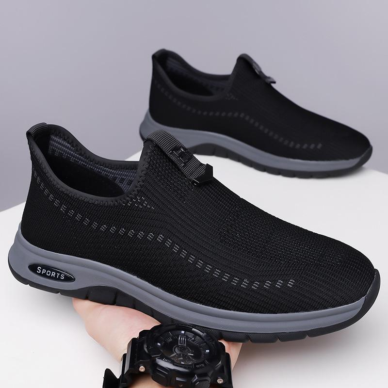 Spring Summer New Mesh Shoes for Men Solid Color Fashion Casual Sneakers Male Breathable Designer Running Sports Shoes Man
