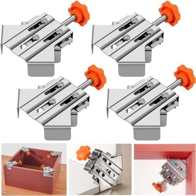 Stainless Steel 90° Right Angle Clip DIY Framing Welding Fixed Frame Clamp Right Angle Clamps