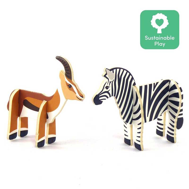 Set de joacă ecologic Savannah Animals