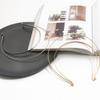 Smooth Metal Headbands Women Hair DIY Craft Blank Thin Steel Wire Frame Hairband