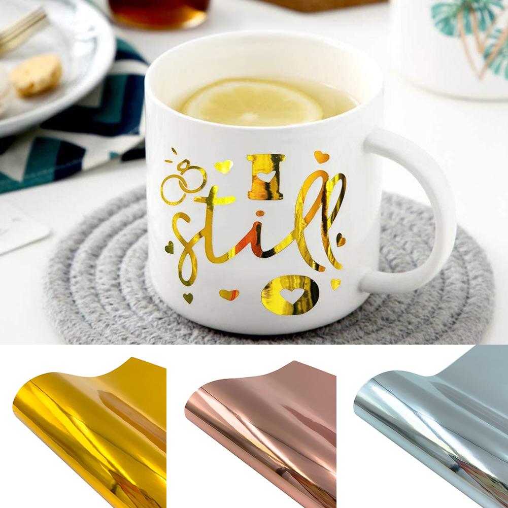 Vinyl Film Glass.Decal Lesklý kovový nápis Film