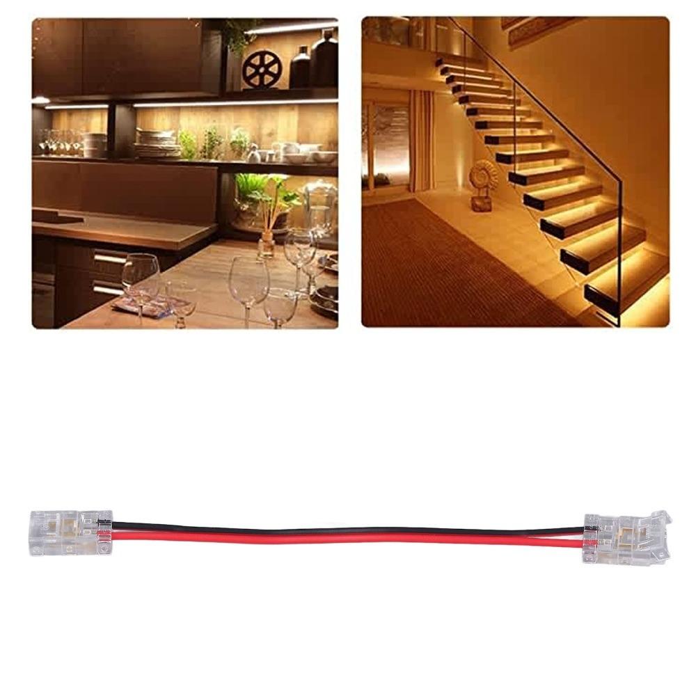 10pcs Double Headed Strip Light Connector 8mm/10mm Jumper Connector LED Strip Connector  For Party