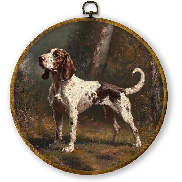 QZQE Vintage Western Cowboy Oval Wall Art Decor Framed, Rustic Country Cowboy Rodeo Oval Canvas Prints, Retro Western Horse Wall Hanging Decor for