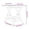 VidaXL Folding Garden Table 45x45x45 Cm Bamboo, Bamboo Garden Table, Patio Table, Outdoor Furniture, Table 365877