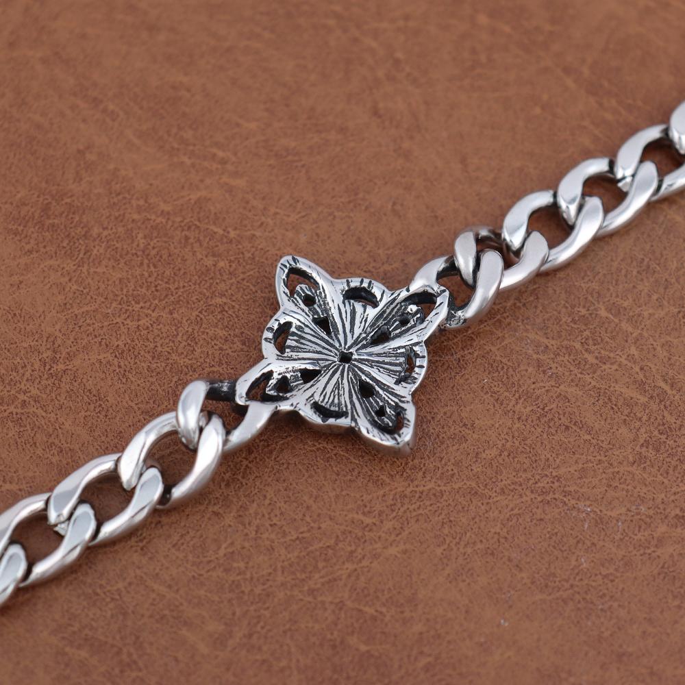 Retro Witch Knot Bracelet for Men Stainless Steel Viking Celtic Knot Bangle Trendy Jewelry Gift