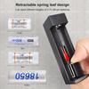 PALO 3.7V 14500 AA Li-ion Rechargeable Batteries 900mAh for LED Flashlight+charger for 14500 18650 16350 18500 Etc Battery
