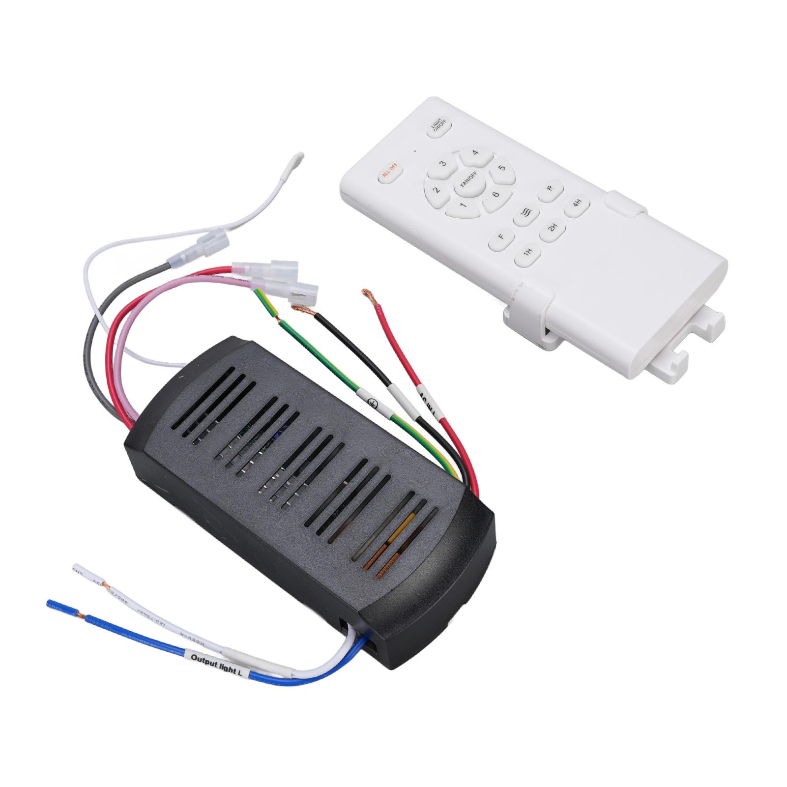 

Универсальный комплект пульта дистанционного управления для потолочного вентилятора, пульт и приемник для лампы потолочного вентилятора с таймером и регулировкой скорости