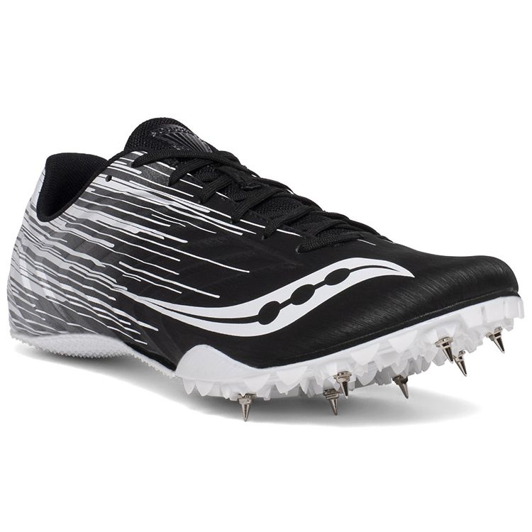 SAUCONY Spitfire 5 Long Distance Outdoor Low Top Running Shoes Men Sneaker Black White S29055-6