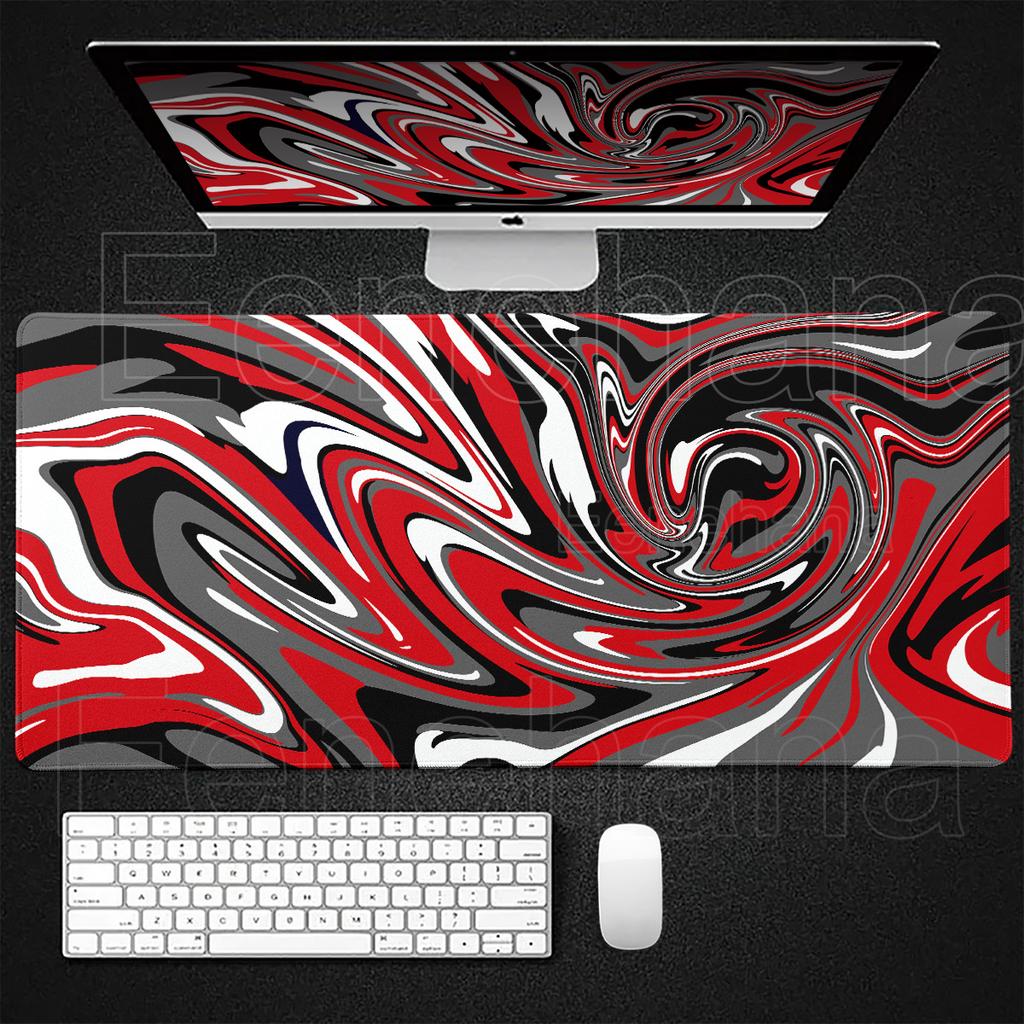 Xxl HD Strata Liquid Art Mouse Pad Computer Laptop Anime Keyboard MouseMat Large Colorful Desktop Expansion Pad Gamer Decoracion