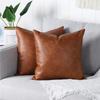 Printed New Leather Pillow Case Cushion Hotel B&B Bedroom Living Room Sofa Decorative Pillow Case Light Luxury