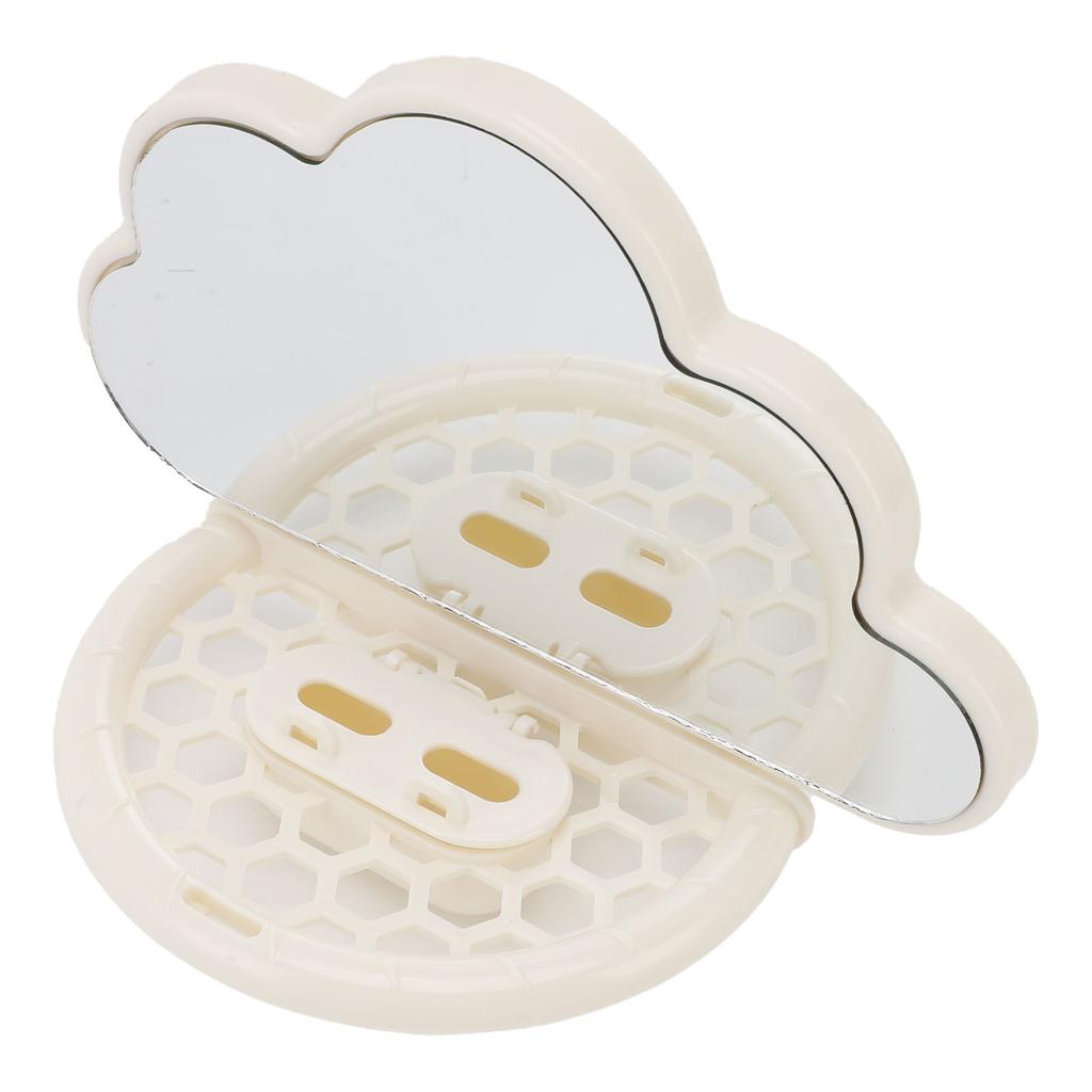 Bird Mirror for Cage Funny Interactive Toy Lovely Shape High Definition Bird Perch Stand Mirror