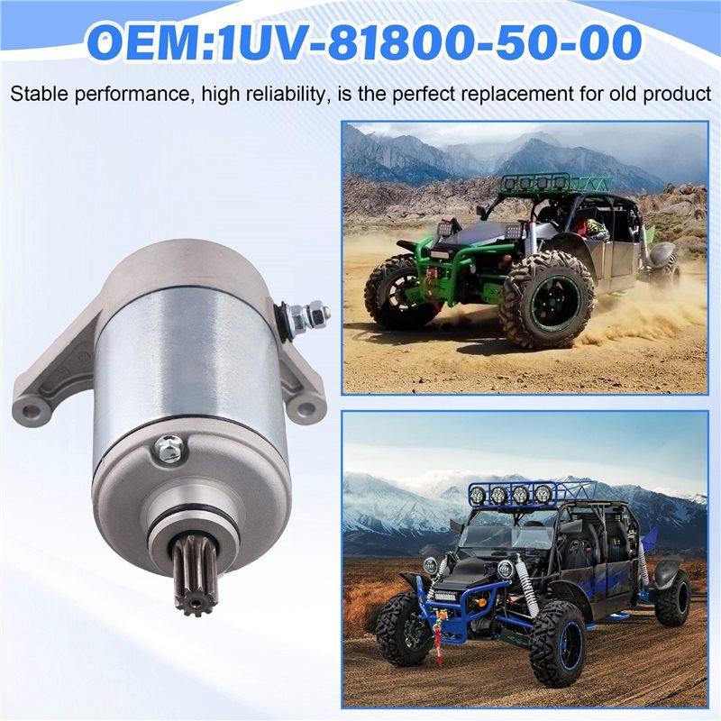 Starter Motor Replacement 1UV-81800-50 4SH-81800-00 12V 91-29-5543, MEY350, ND128000-3762 For ATV Raptor 350 Warrior