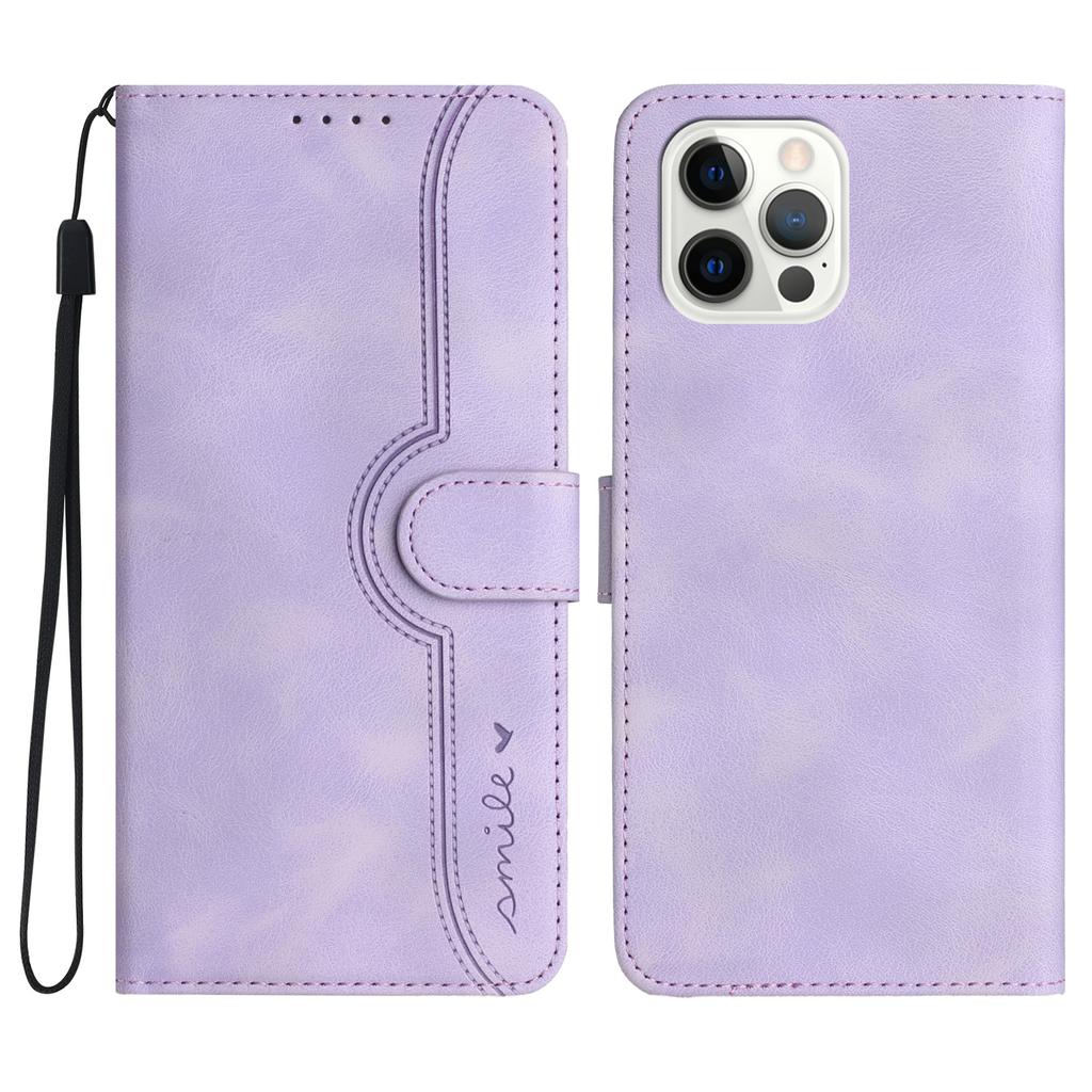 Rändelndes Lächelndes Gesicht PU Leder Brieftasche Kartentasche Handyhülle für iPhone 6,7,8 Serie,iPhone X Serie,iPhone 11,12,13,14,15 Serie,SE Serie