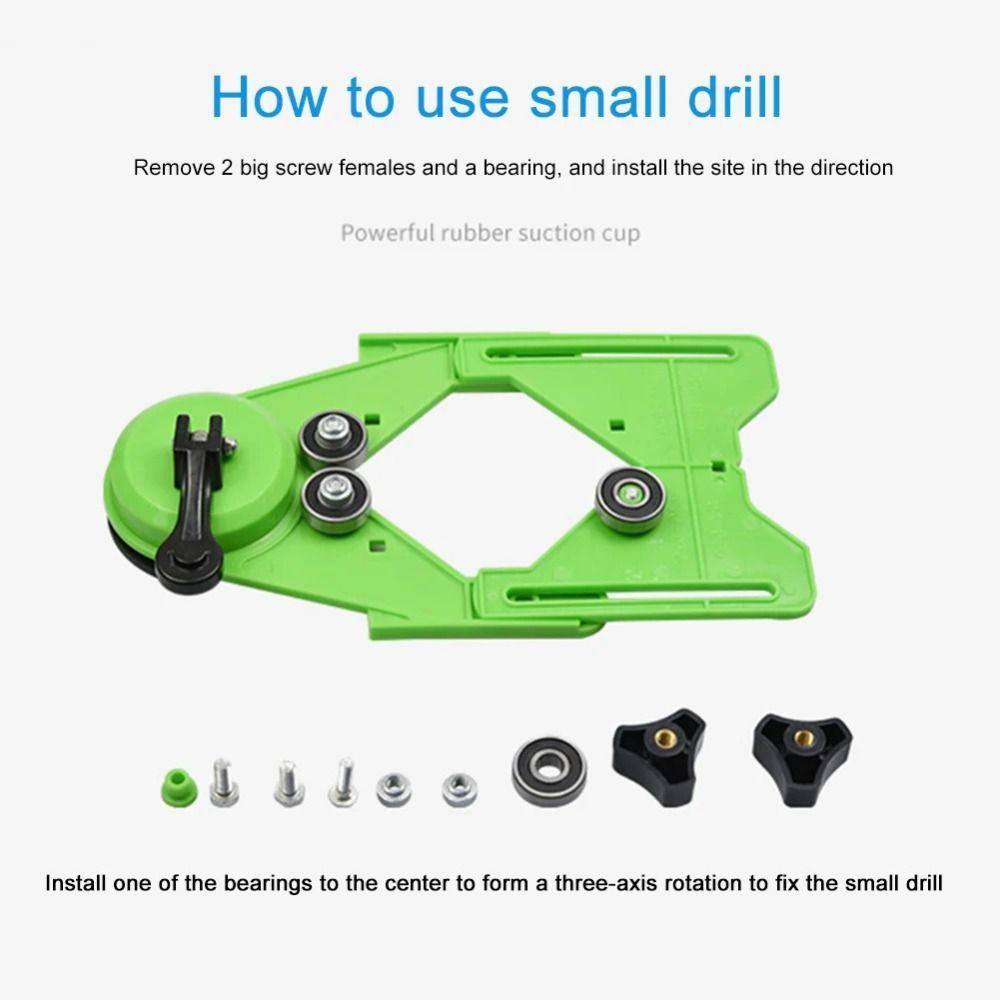 Core Bit Guide Openings Locator Suction Cup Drill Guide Glass Tile Hole Locator  Fixing Device