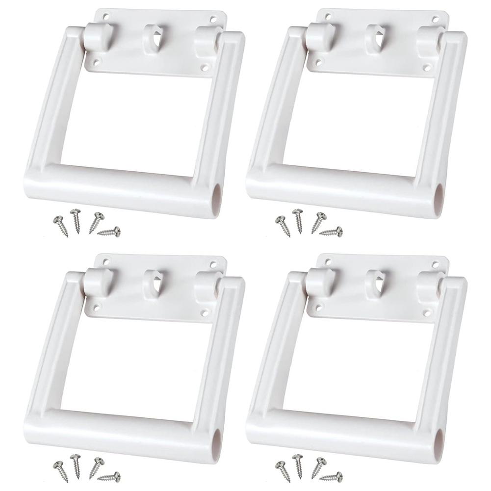 For Igloo Cooler Replacement Handles 4 Pack Kit for 25 72 Quart Models Includes Hinges and Screws for Long Lasting Handle Fix