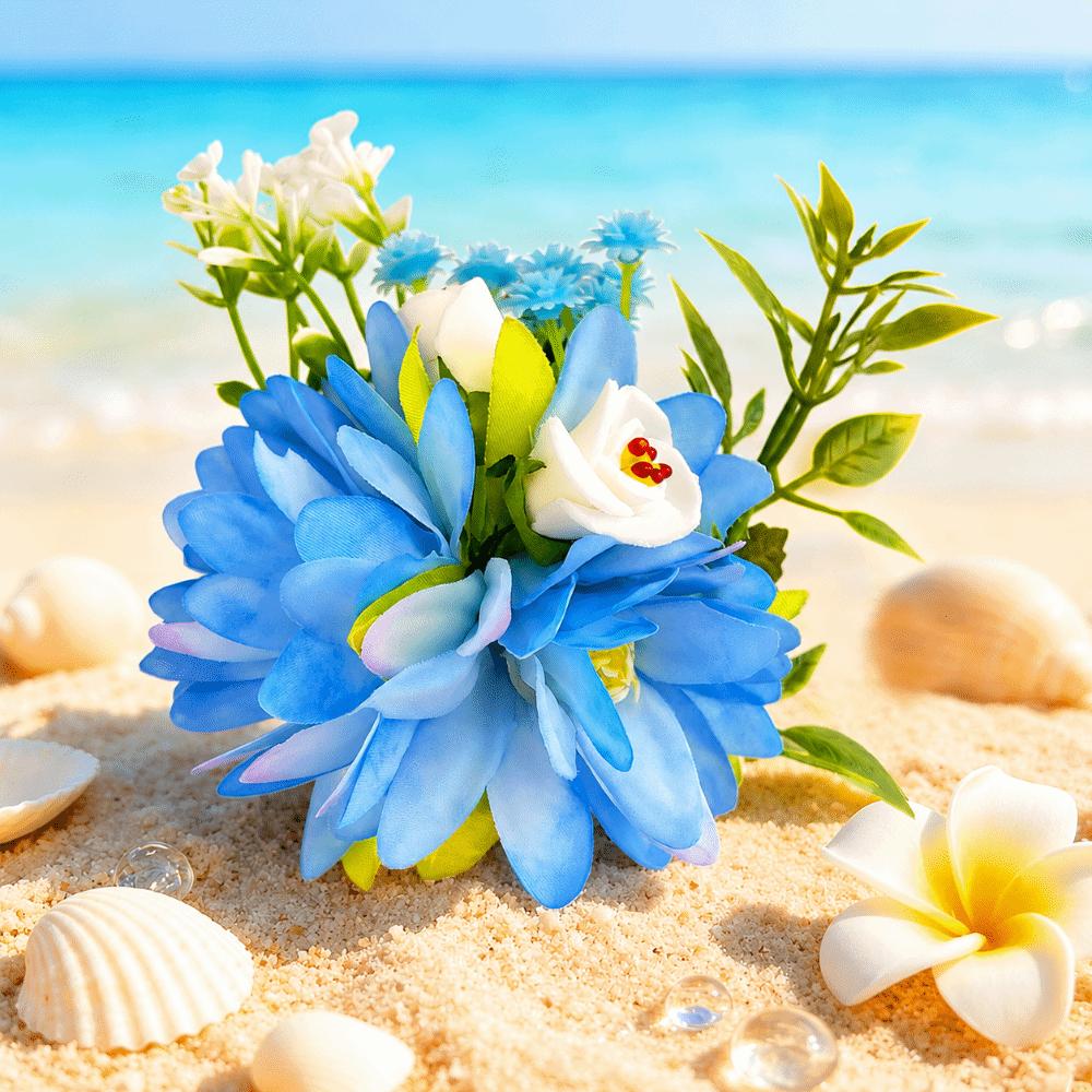 Fresh Sweet Floral Hair Clips Versatile Colorful Flower Hairpin Fashion Side Clip Women Girls