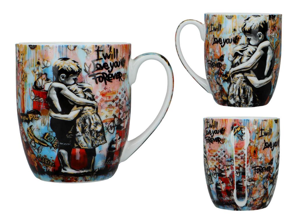 Kubek Ceramiczny Camio Wzór Graffiti Modern Art Nowoczesny Carmani