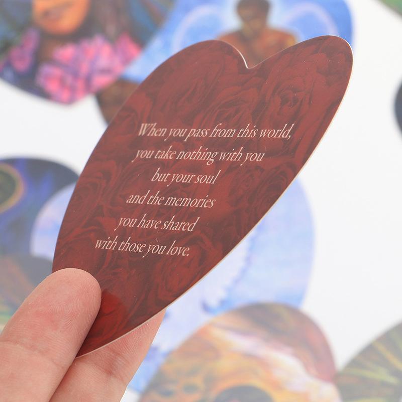 Couple Love Oracle Card Love Oracle Heart-Shaped English Card