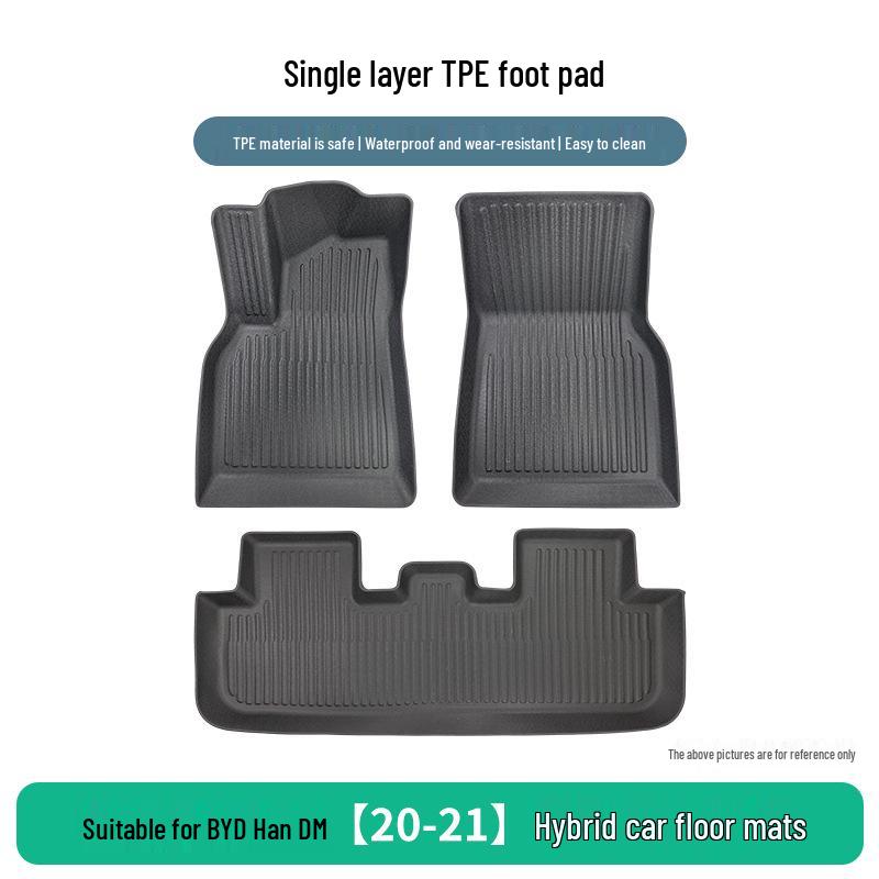 BYD Han DM 20-21 Hybrid TPE Soft 3-Piece Set, Easy to Clean
