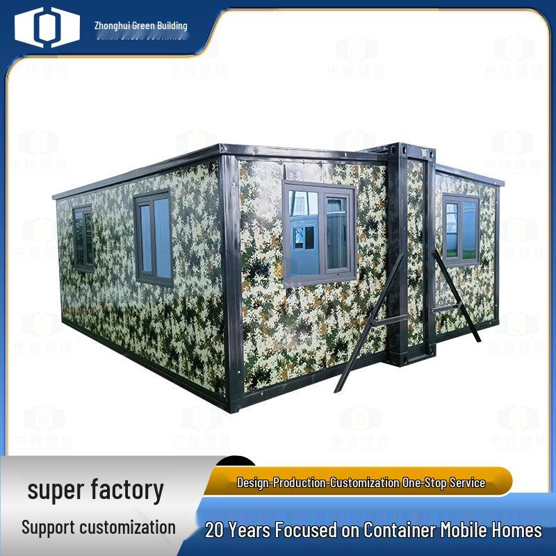 2025 Expandable Container House: Steel Plate Movable Office, Cafe, or Outdoor Tool Room