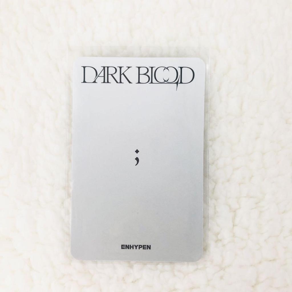 [USED] ENHYPEN Sunghoon Lakidro Trading Card DARKBLOOD Shopee