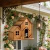 Handmade Hanging Birdhouse Ventilation Bird Villa Bird Cages Hatching Nest  Wild Birds