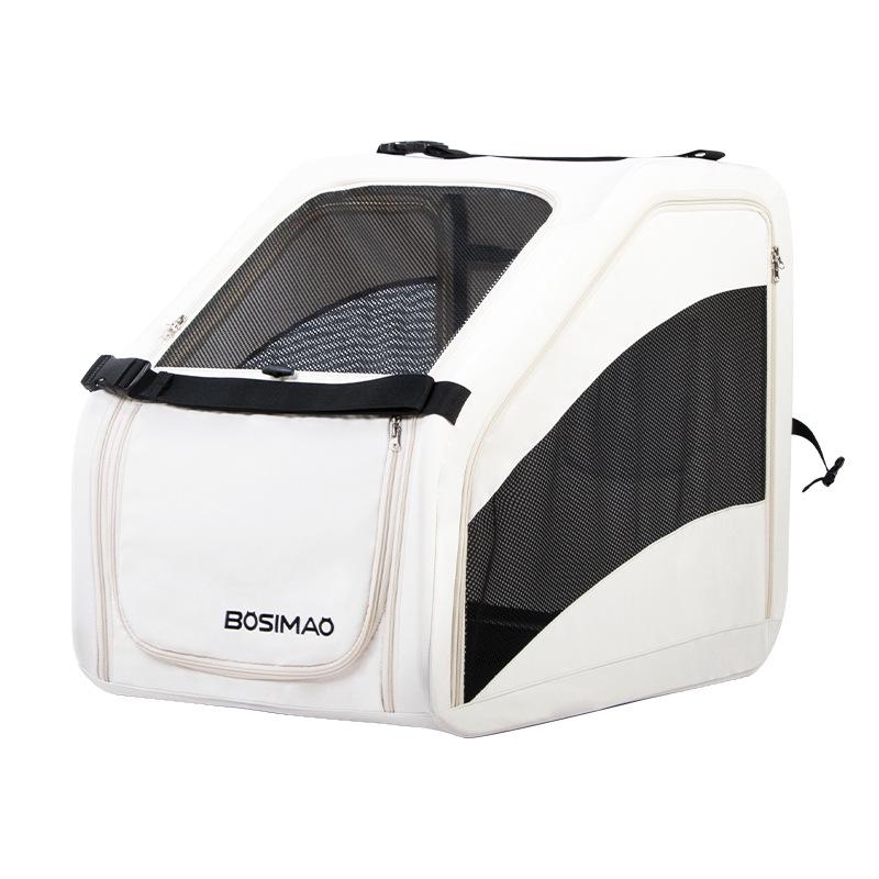 

Portable Folding Large Dog Travel Cage with Bed for Long Distance 68CM x 45CM x 55.5CM