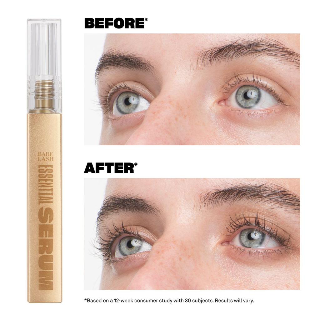 Babe Original Lash Serum - Strengthening & Lengthening Eyelash Enhancer, Nourishing & Volumizing Formula, 0.1 Fl Oz
