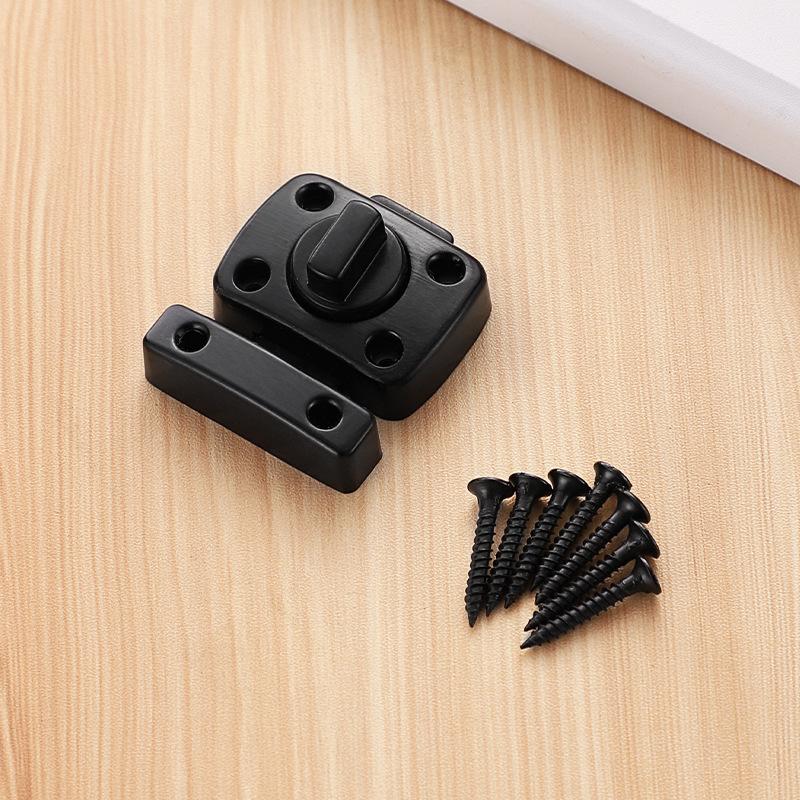 KK&FING Zinc Alloy Left and Right Door Latch Door Buckle Push-pull Door Thickened Surface Mounted Door Bolt Lock Buckle Hardware