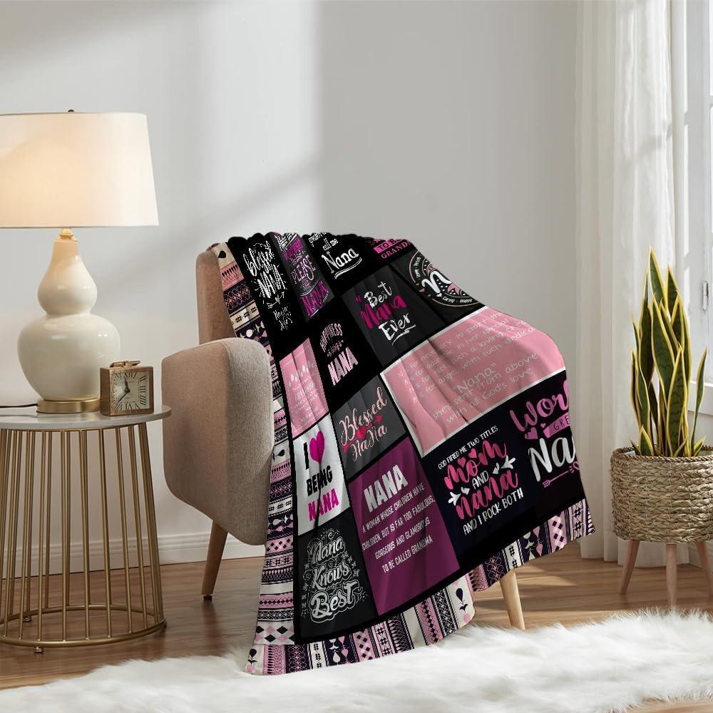 Cozy Sofe Warm Flannel Blanket Gifts For Granddaughter Grandma Birthday Gifts Grandma Throw Blanket For Sofa Bed Home Decor