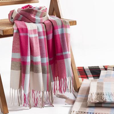 Fashionable Commuter Imitation Cashmere Scarf European and American Versatile Scarf for Women Clear and Simple Scarf Warm and Cold Proof Shawl