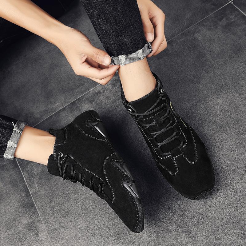 38-46 Высококачественная противоскользящая износостойкая модная повседневная кожаная — фото 9