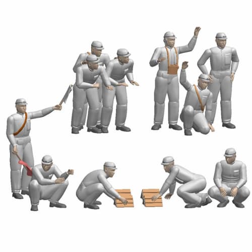 

Набор экипажа палубы ИЯФ 1/72