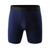 Men's panties Modal seamless sports anti-wear leg five-point pants mid-waist side opening boxers men