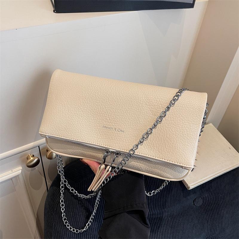 Underarm Chain Women'S Small Shoulder Bag Ladies Simple Solid Color Exquisite Women'S Versatile Casual Crossbody Bags Purse