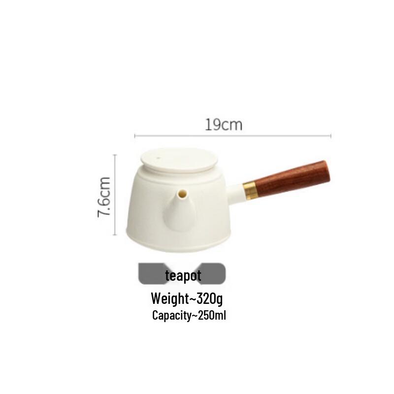 Ceramic Side Handle Teapot