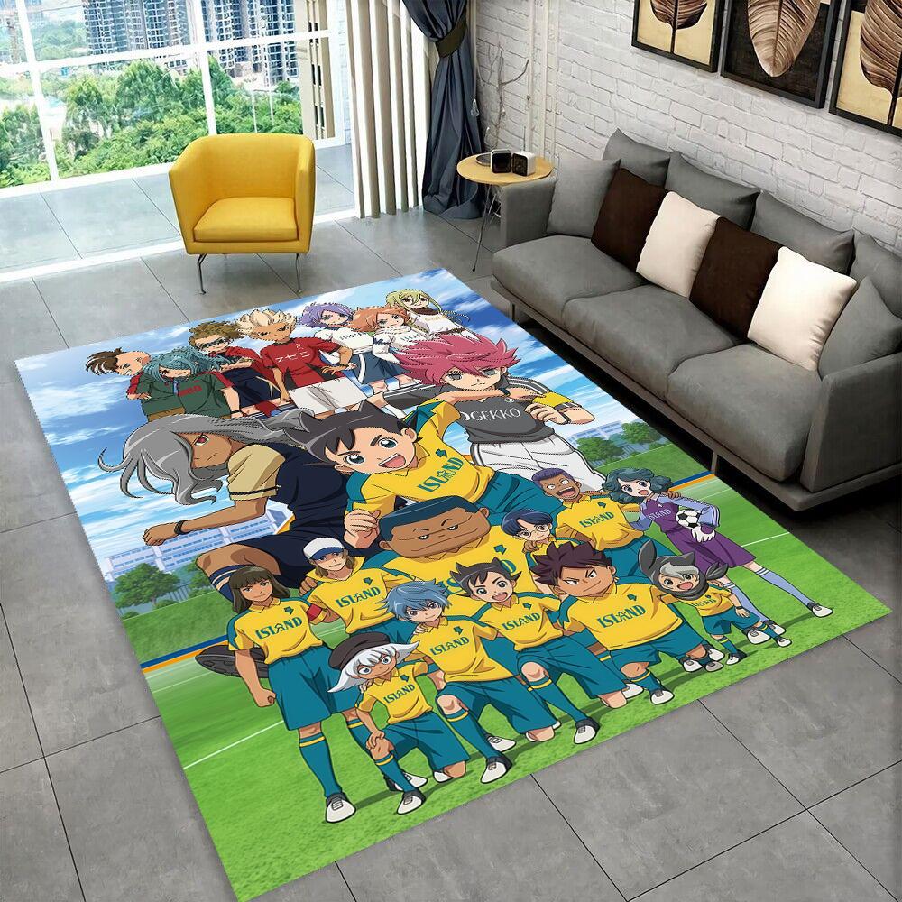 Anime Inazuma Eleven Mark Evans Zeichentrick Teppich, Teppich für Wohnzimmer Schlafzimmer Sofa Fußmatte Dekoration, Rutschfeste Bodenmatte
