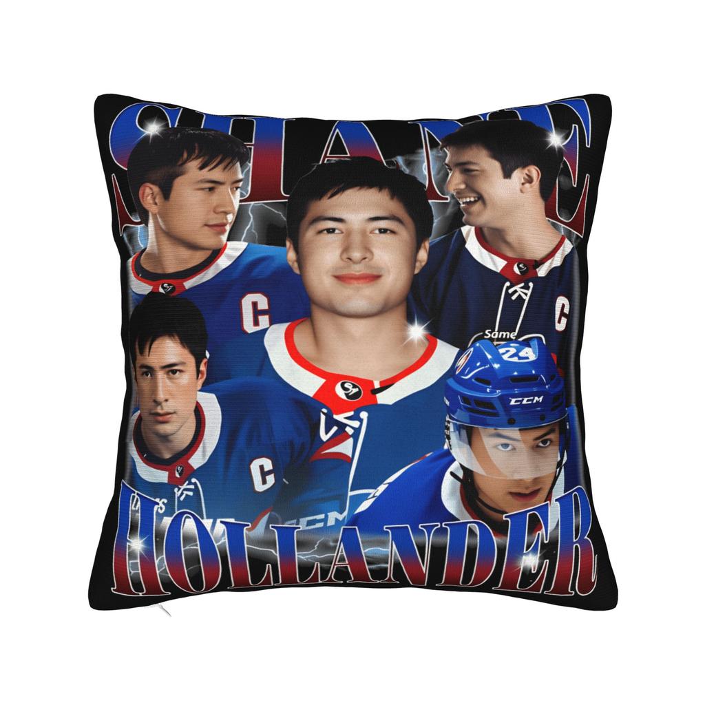 Shane Hollander Pillow Cover Heated Rivalry Square Cushion Cover Fashion Pillow Case For Chair Sofa Home Decor