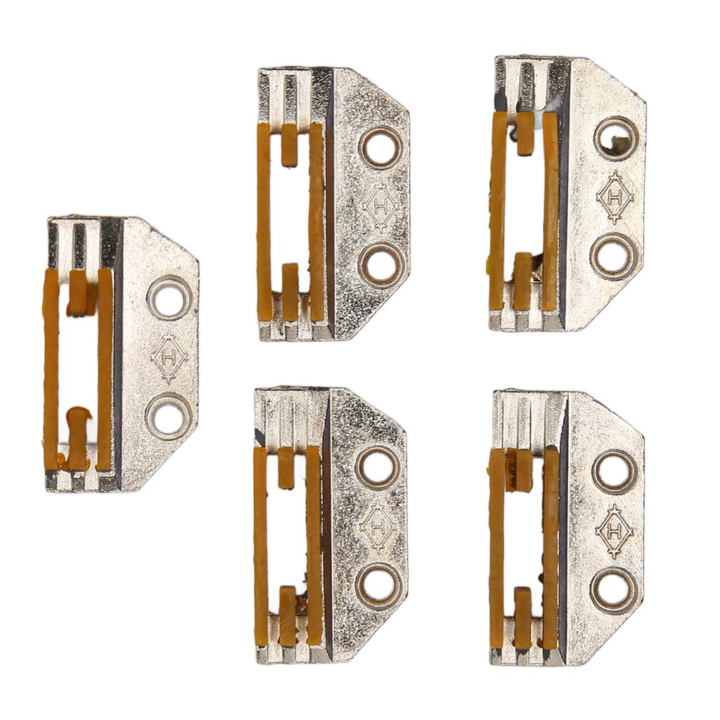 5Pcs Sewing Machine Feed Dog Stainless Steel High Hardness Rustproof Sewing Feed Dog for Repair
