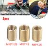 Shift Knob Adapters Shift Applicable To M12x1.25 Shift Knob 3Pc Brand Gold New