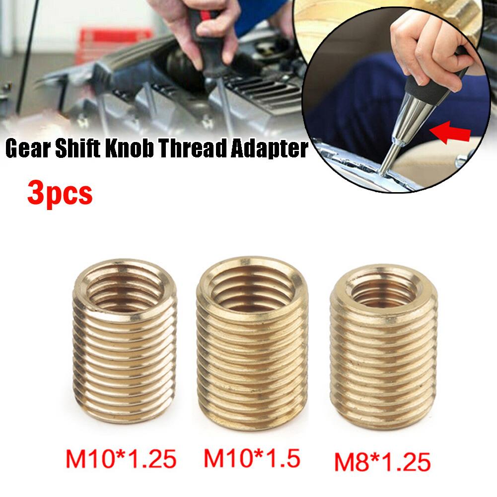 Shift Knob Adapters Shift Applicable To M12x1.25 Shift Knob 3Pc Brand Gold New