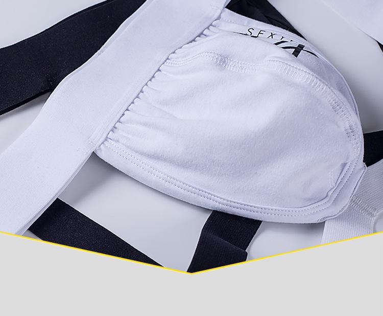 Men's Summer Cotton Sport Thong - Low-Waist, Hip-Lifting, Letter Design