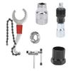 6PCS Multi-Function Bike Tool Kit Steel Chain Wheel Tool Kit  Bottom Bracket Service