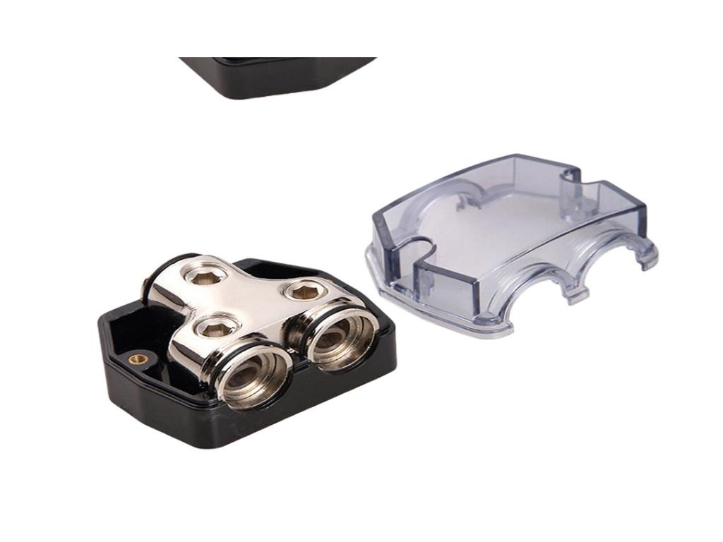 International Car Power Cable Splitter & Circuit Protector - One In, Two Out
