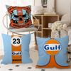 G-Gulf Racing Car Logo Pillow Anime Pillow Sofa Bed Head Pillow Cover Cushion Cover 45x45 Cm Fashion
