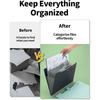 Expanding File Folder,5 Pocket Folders for Documents,Portable Paper Organizer for School Office Supplies,A4 Size