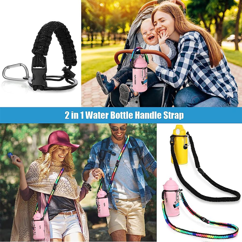 Water Bottle Handle Straps, Durable Strap Carriers for Outdoor Activities