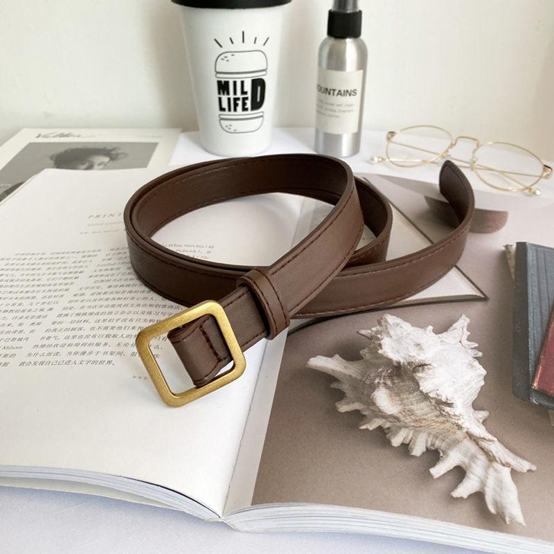 

Smooth Black Versatile Pu Waist Belt For Women Great For Everyday Wear And Fashion Statements коричневый